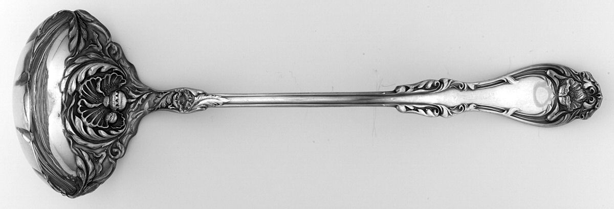 Hanover (Silverplate, 1901) Oyster Ladle Solid Piece by Oneida Silver-1