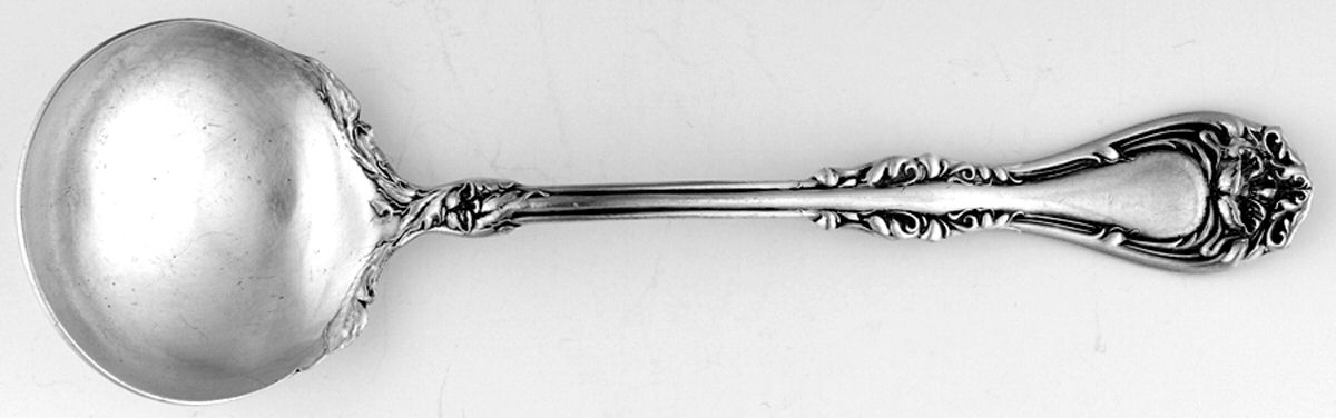 Hanover (Silverplate, 1901) Round Bowl Soup Spoon (Cream Soup) by Oneida Silver-1