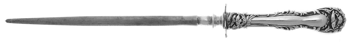 Hanover (Silverplate, 1901) Small Steel Rod Sharpener Knife by Oneida Silver-1