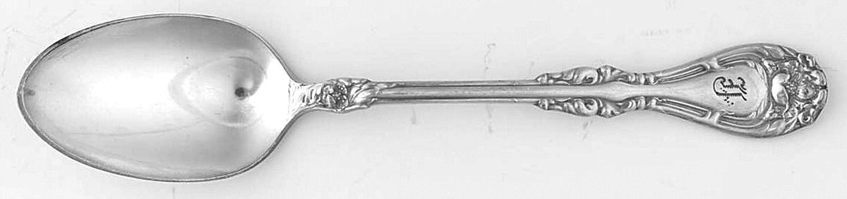 Hanover (Silverplate, 1901) Monogram Teaspoon by Oneida Silver-1