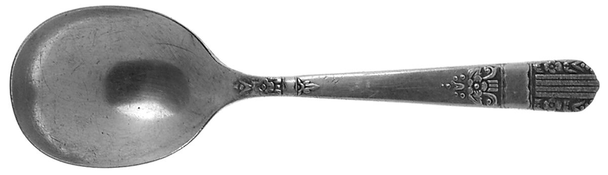 Harmony (Silverplate, 1938) Straight Handle Baby Spoon by Oneida Silver-1