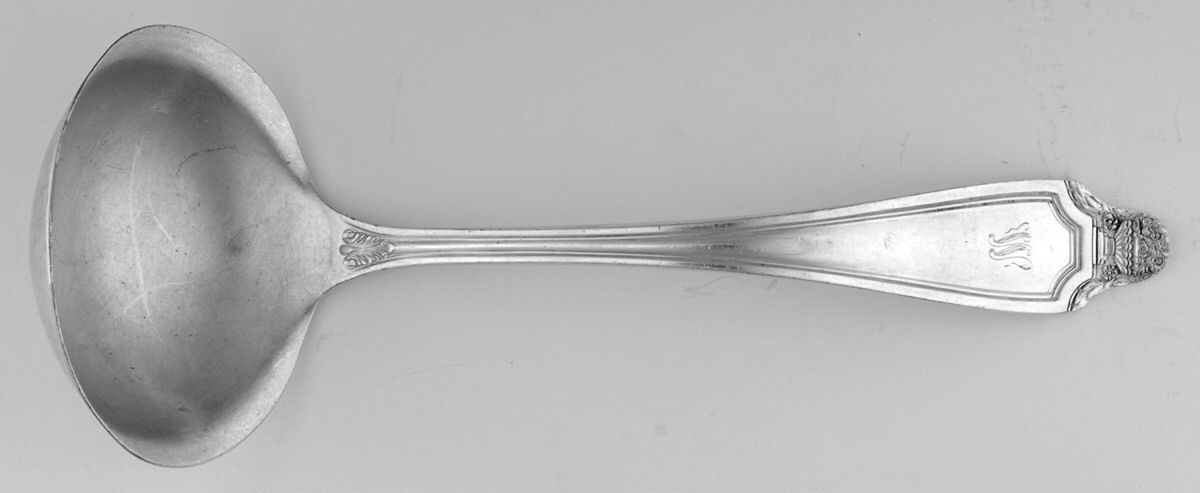 Hawthorne (Silverplate, 1908) Solid Gravy Ladle by Oneida Silver-1