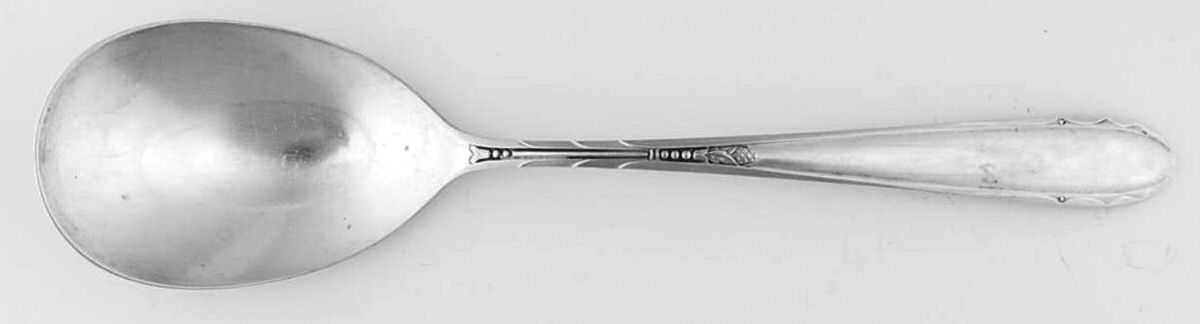 Heiress (Sterling, 1942, No Monograms) Tablespoon (Serving Spoon) by Oneida Silver-1