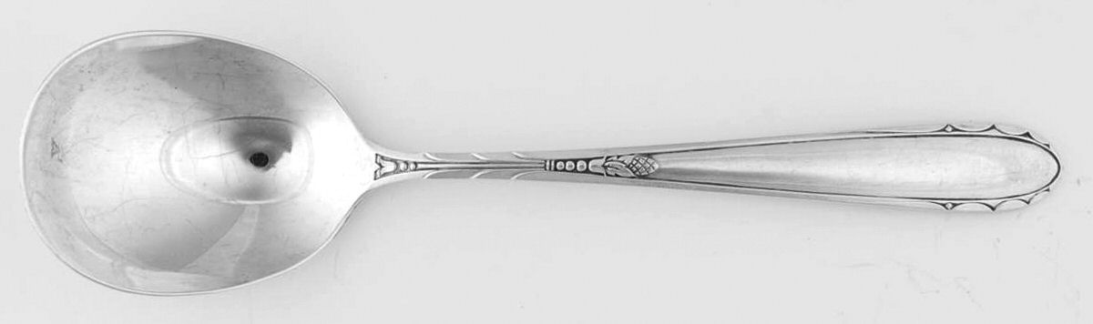 Heiress (Sterling, 1942, No Monograms) Sugar Spoon by Oneida Silver-1