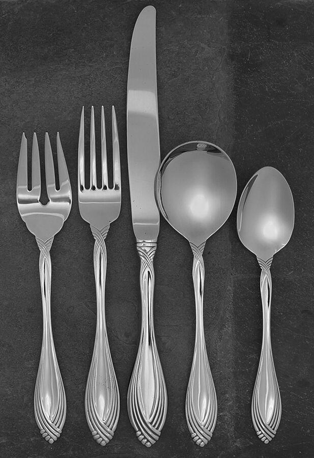 Heiress (Stainless) 5 Piece Place Setting by Oneida Silver-1