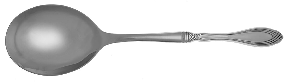 Heiress (Stainless) Casserole Spoon with Smooth Stainless Bowl HC by Oneida Silver-1