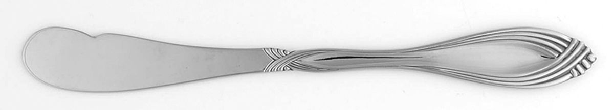 Heiress (Stainless) Flat Handle Butter Spreader by Oneida Silver-1