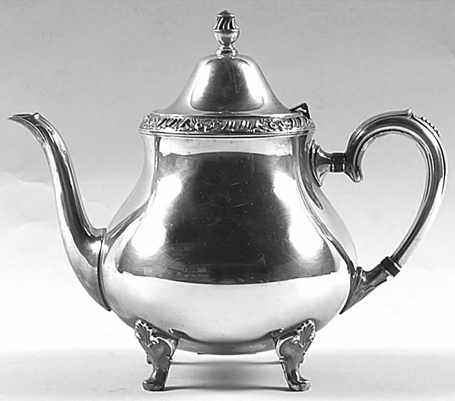 Henley (Silverplate, Hollowware) Silverplate Teapot by Oneida Silver-1