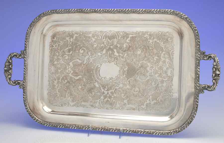 Henley (Silverplate, Hollowware) 21" Waiter Tray by Oneida Silver-1