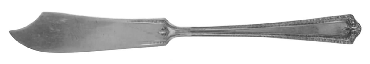 Henley (Silverplate, 1930) Flat Handle Master Butter Knife by Oneida Silver-1