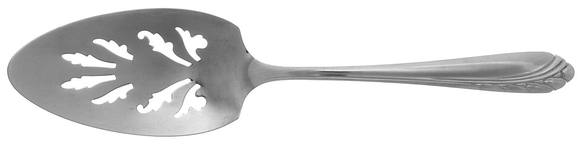 Heart of Sweden (Stainless) Pierced All Stainless Pie Server by Oneida Silver-1