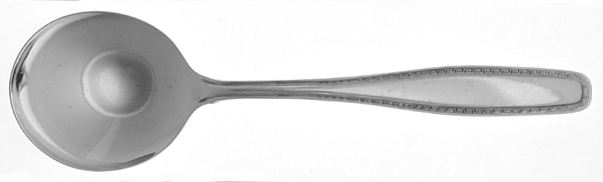 Helen of Troy (Silverplate, 1929) Round Bowl Soup Spoon (Gumbo) by Oneida Silver-1