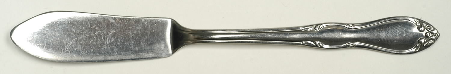 Homestead (Stainless) Flat Handle Master Butter Knife by Oneida Silver-1
