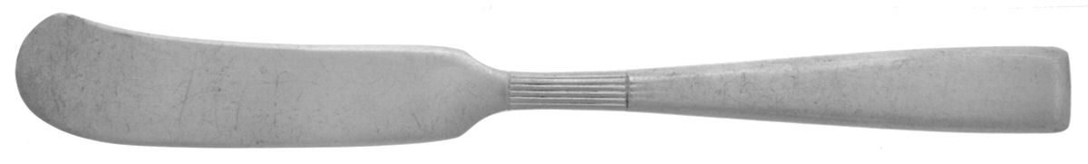 Hotel Two (Silverplate) Flat Handle Butter Spreader by Oneida Silver-1