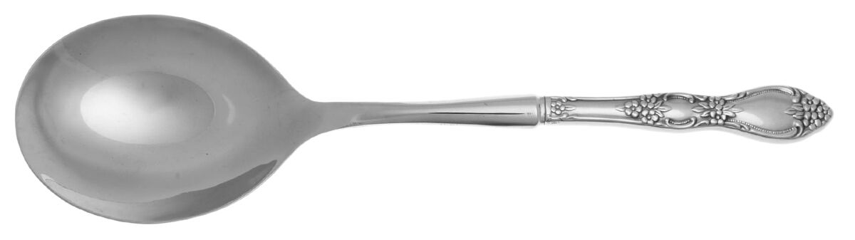 Huntington (Stainless) Casserole Spoon with Smooth Stainless Bowl HC by Oneida Silver-1