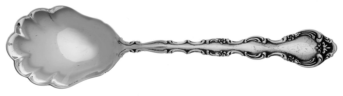 Impresario (Sterling, 1974) Sugar Shell Spoon by Oneida Silver-1