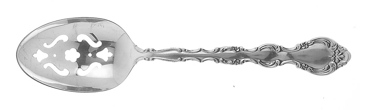 Impresario (Sterling, 1974) Pierced Tablespoon (Serving Spoon) by Oneida Silver-1