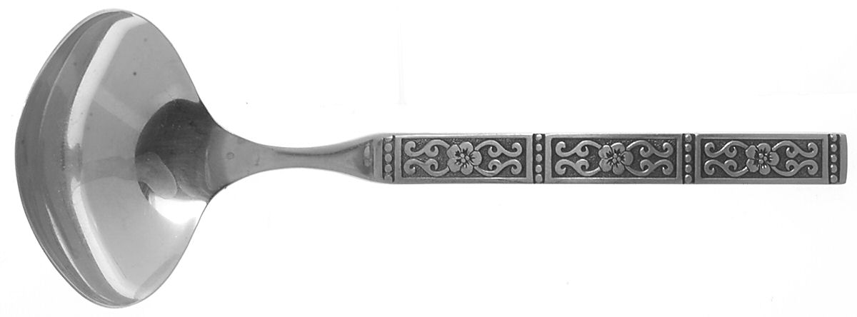 Isabella (Stainless) Solid Gravy Ladle by Oneida Silver-1