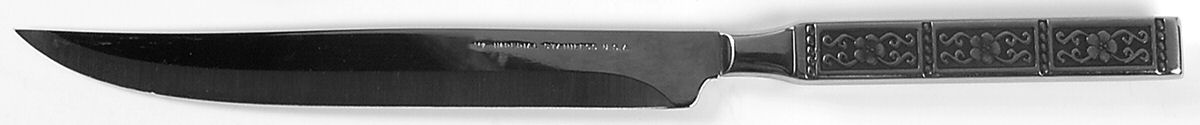 Isabella (Stainless) Large Stainless Blade Roast Carving Knife by Oneida Silver-1