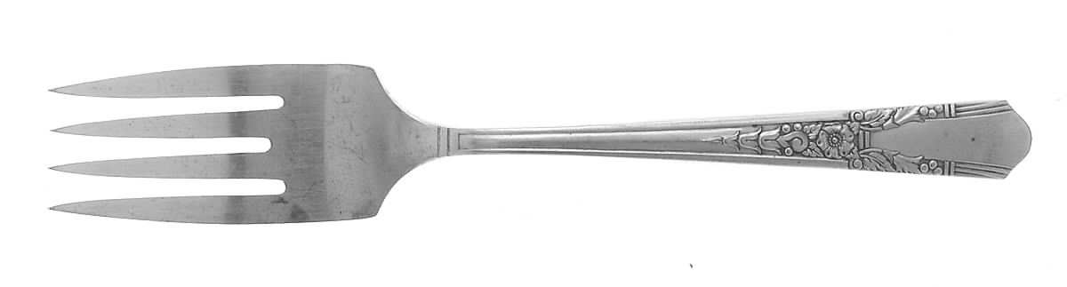 Jasmine (Silverplate, 1939) Individual Salad Fork by Oneida Silver-1