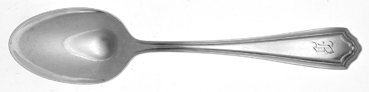 Jefferson (Silverplate, 1913) Monogram Teaspoon by Oneida Silver-1