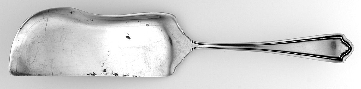 Jefferson (Silverplate, 1913) Large Flat Handle Crumb Knife/Crumber by Oneida Silver-1