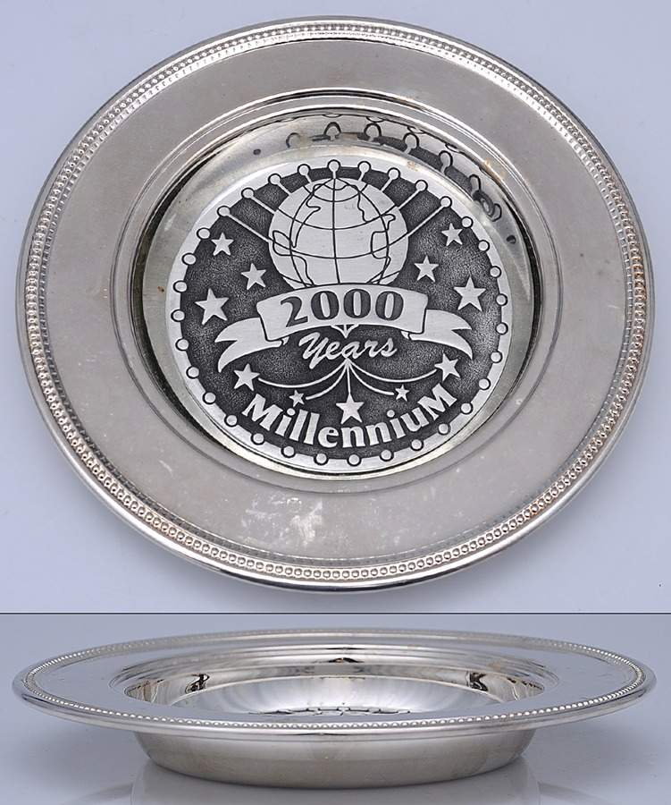 Jefferson (Silverplate, Hollowware) Silverplate Wine Coaster by Oneida Silver-1