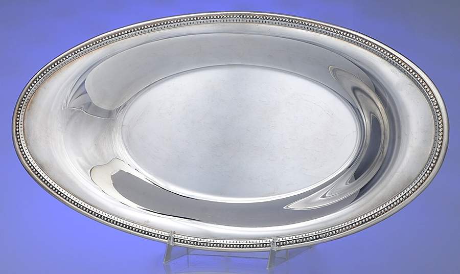 Jefferson (Silverplate, Hollowware) 13" Bread Tray by Oneida Silver-1
