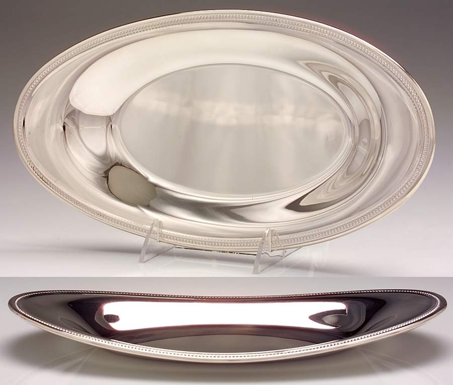 Jefferson (Silverplate, Hollowware) 13" Bread Tray by Oneida Silver-1