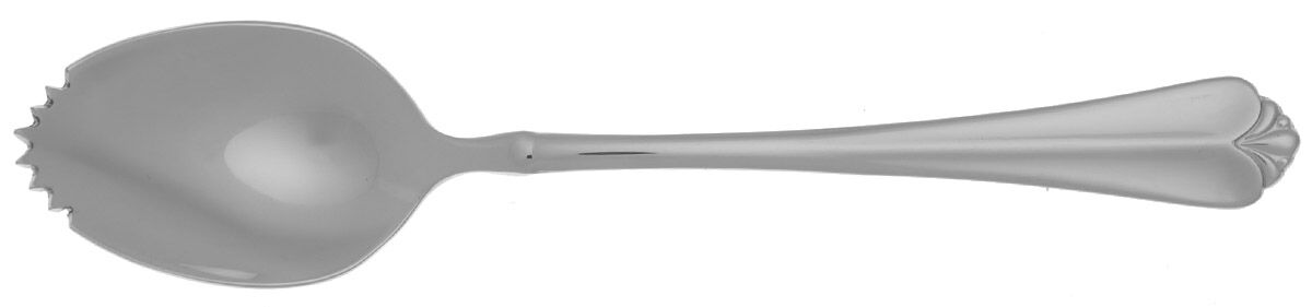 Juilliard (Stainless) Fruit/Orange Spoon Individual, Serrated Bowl HC by Oneida Silver-1