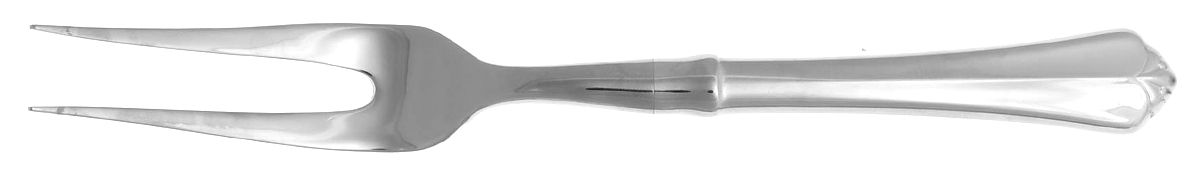 Juilliard (Stainless) Small Steak Carving Fork with Stainless Prongs by Oneida Silver-1