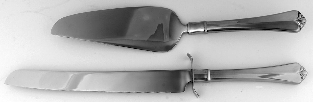 Juilliard (Stainless) 2 Piece Cake Serving Set (PCSL & WCK) by Oneida Silver-1