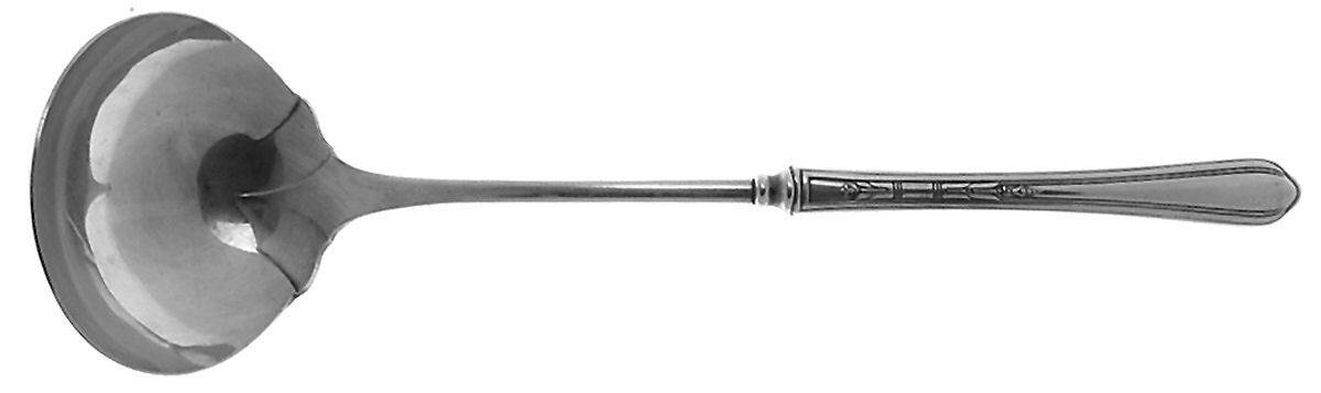 June-Nursery (Silverplate, 1932, No Monograms) Hollow Handle Soup Ladle with Solid Bowl by Oneida Silver-1