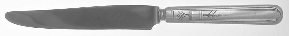 June-Nursery (Silverplate, 1932, No Monograms) New French Solid Knife with Bolster by Oneida Silver-1
