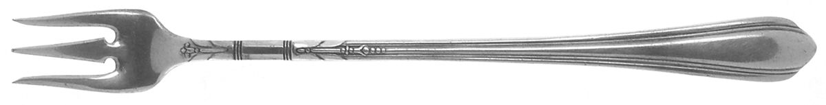 June-Nursery (Silverplate, 1932, No Monograms) Cocktail/Seafood Fork by Oneida Silver-1