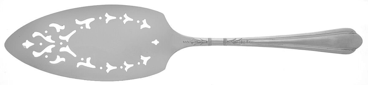 June-Nursery (Silverplate, 1932, No Monograms) Solid Pierced Pie Server by Oneida Silver-1
