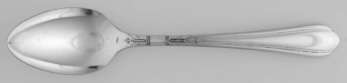 June-Nursery (Silverplate, 1932, No Monograms) Five O'Clock Teaspoon by Oneida Silver-1