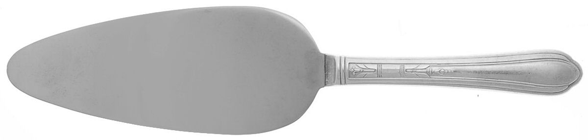 June-Nursery (Silverplate, 1932, No Monograms) Pie Server with Stainless Blade by Oneida Silver-1