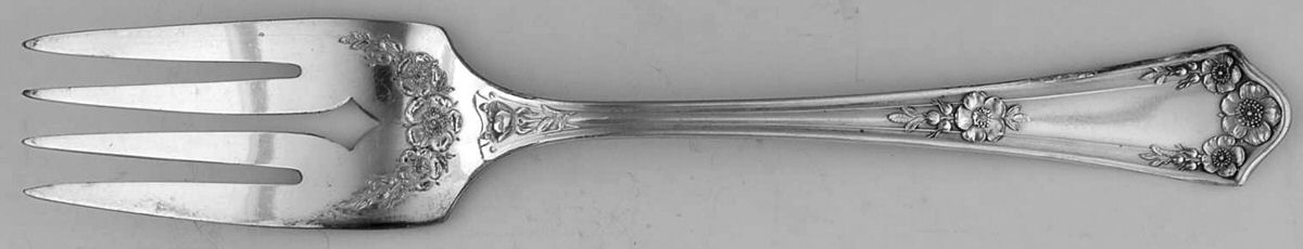 June (Silverplate, 1915) Individual Salad Fork by Oneida Silver-1