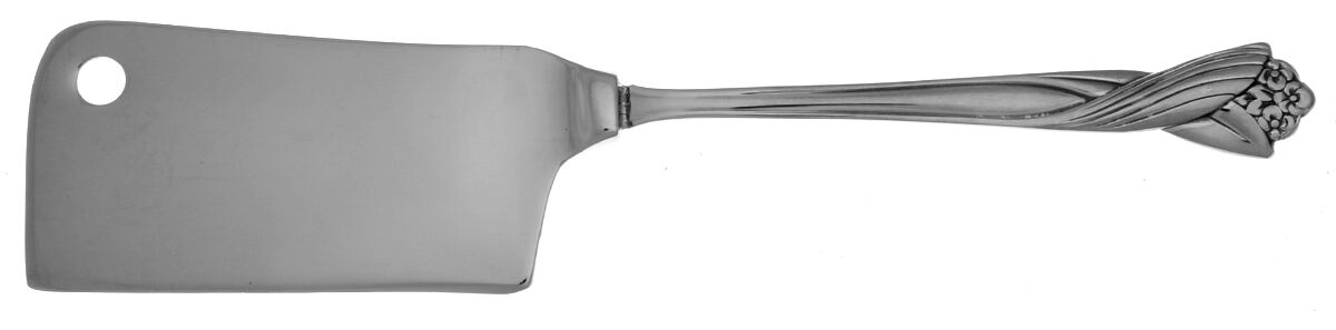 Katrina (Stainless) Cheese Cleaver with Stainless Blade HC by Oneida Silver-1