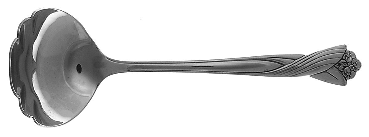 Katrina (Stainless) Solid Gravy Ladle by Oneida Silver-1