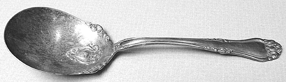Kenwood (Silverplate, 1907) Solid Smooth Casserole Spoon by Oneida Silver-1