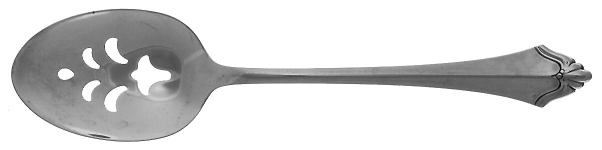 Kenwood (Stainless) Pierced Tablespoon (Serving Spoon) by Oneida Silver-1