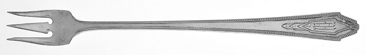 Keswick (Silverplate, 1931, No Monograms) Cocktail/Seafood Fork by Oneida Silver-1