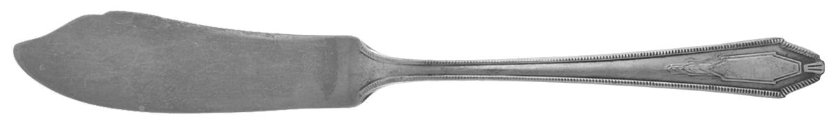 Keswick (Silverplate, 1931, No Monograms) Flat Handle Master Butter Knife by Oneida Silver-1