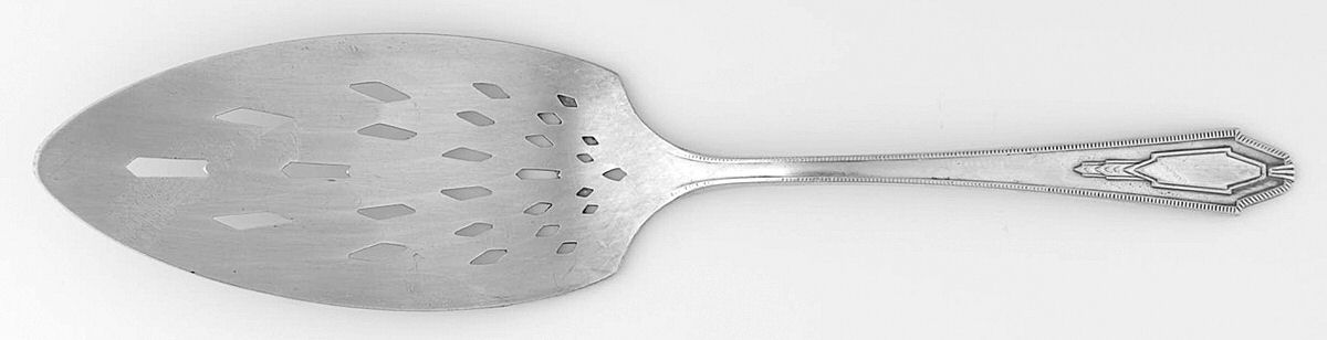 Keswick (Silverplate, 1931, No Monograms) Solid Pierced Pie Server by Oneida Silver-1