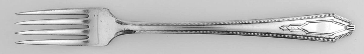 Keswick (Silverplate, 1931, No Monograms) Grille Fork (Viande) by Oneida Silver-1