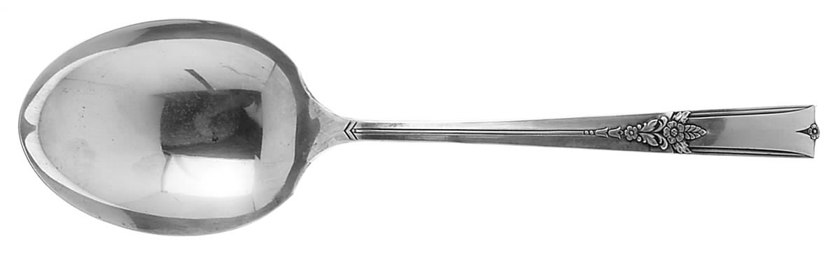 King Arthur (Silverplate, 1941) Solid Smooth Casserole Spoon by Oneida Silver-1