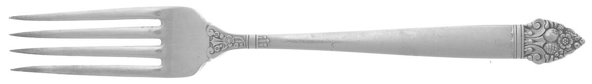 King Cedric (Sterling, 1949) Fork by Oneida Silver-1