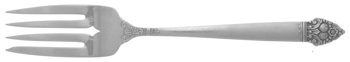 King Cedric (Sterling, 1949) Individual Salad Fork by Oneida Silver-1
